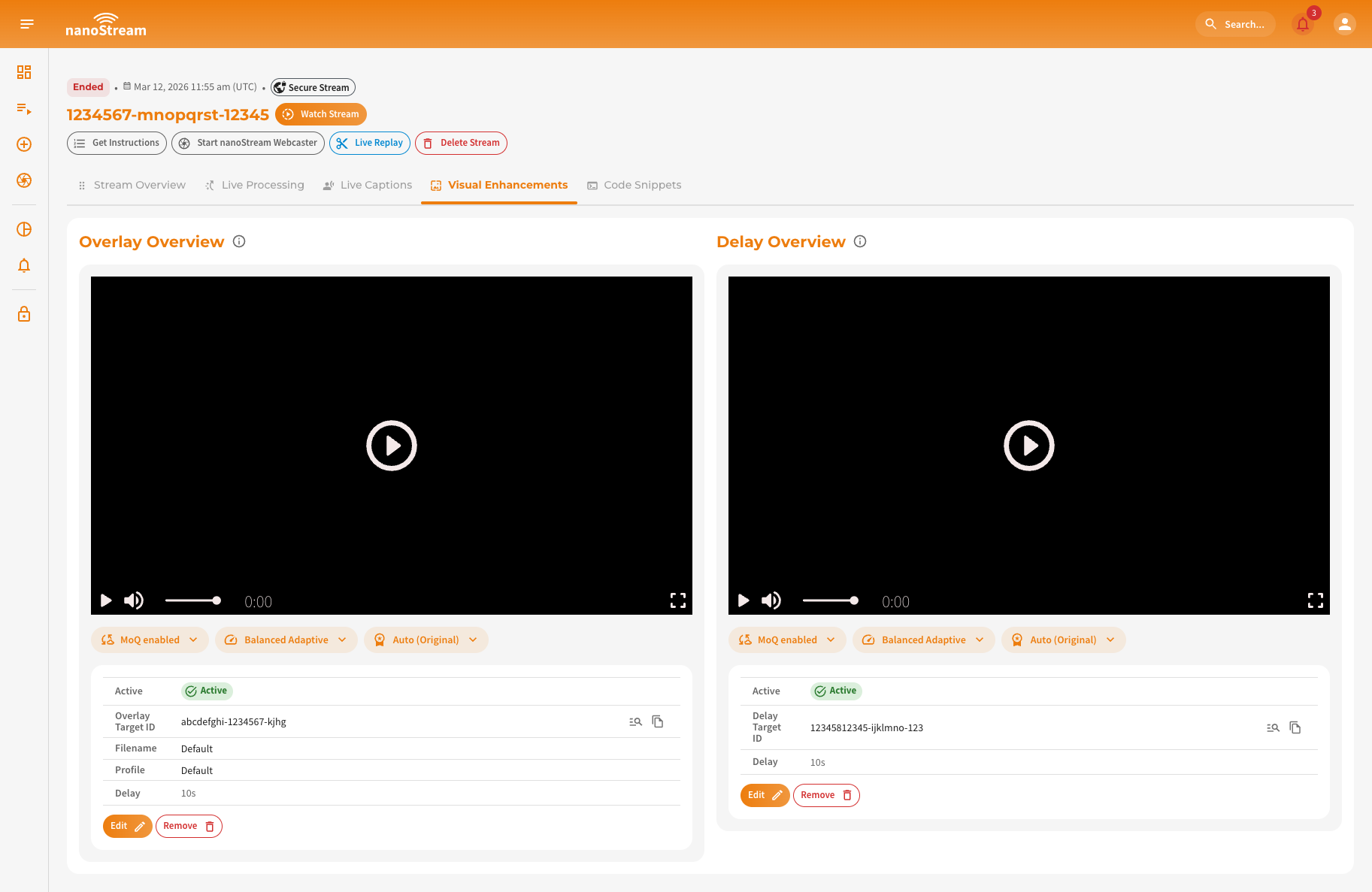 Screenshot: Visual Enhancements Overview Tab